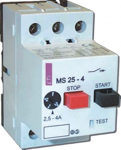 Автомат защиты двигателя MS25 0,63-1 A