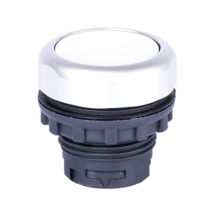 Кнопка плоская белая с самовозвратом Ex9P1 F w