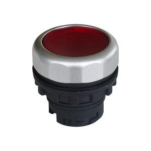Кнопка плоская красная с самовозвратом и подсветкой Ex9P1 FI r