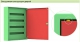 Щиток настенный MFS3 99W, дверь сплошная 99mod (3x33), IP40