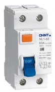 Дифференциальный выключатель NL1-63 6kA 2P 63A 30mA AC