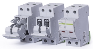 Держатель разъединитель для цилиндрических предохранителей Ex9F 10x38mm 3P 32A 