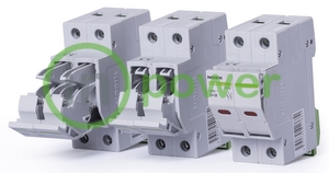 Держатель разъединитель для цилиндрических предохранителей Ex9F 10x38mm 3P 32A 